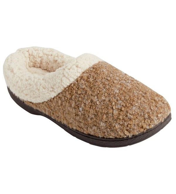 Womens Dearfoams Boucle Memory Slipper