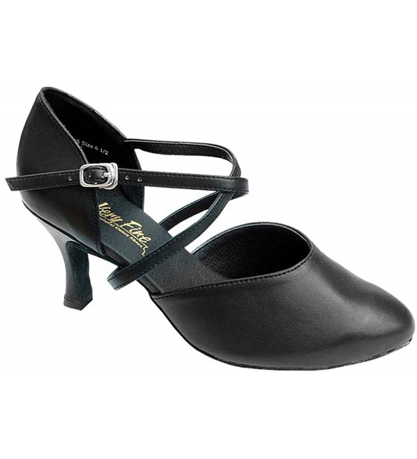 Very Fine Dance Shoes Blackleather