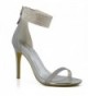 Womens Diamante Stiletto Glitter Sandals
