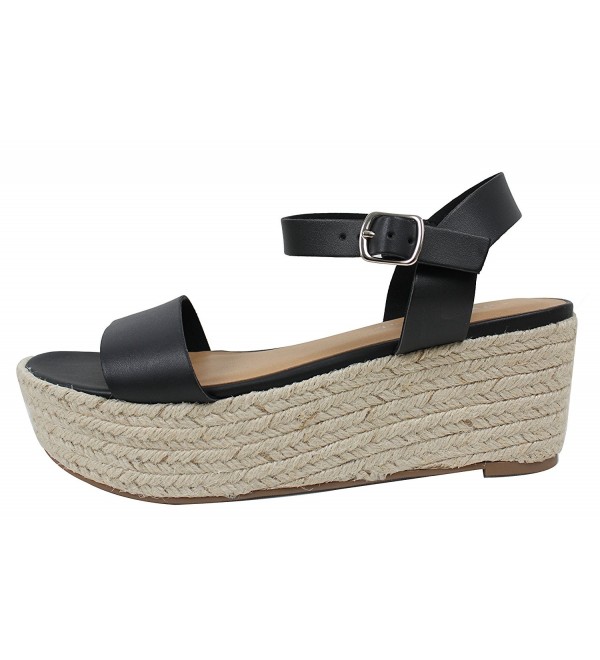 City Classified Womens Espadrilles Flatform