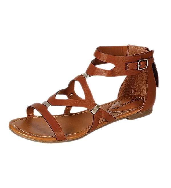 Breckelles Ruby 61 Strappy Gladiator Sandals