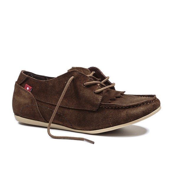 Oliberte Womens Golia Mocha Suede