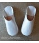 SIMPLE BABOUCHE White Morocco sheepskin