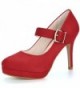 Allegra Womens Stiletto Platform Buckle