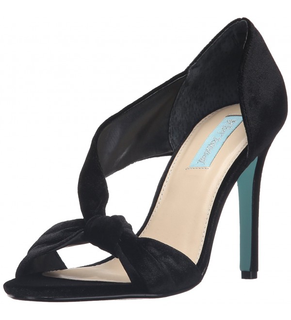 Women's SB-ABI Dress Sandal - Black Velvet - CT12FBQFAGR