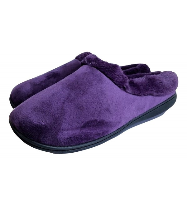 dearfoam purple slippers