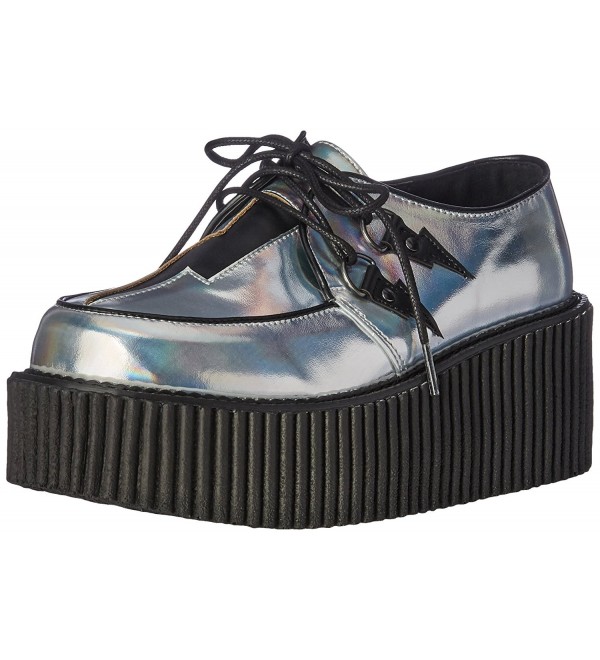 Demonia Shg Bvl Fashion Sneaker Hologram Black