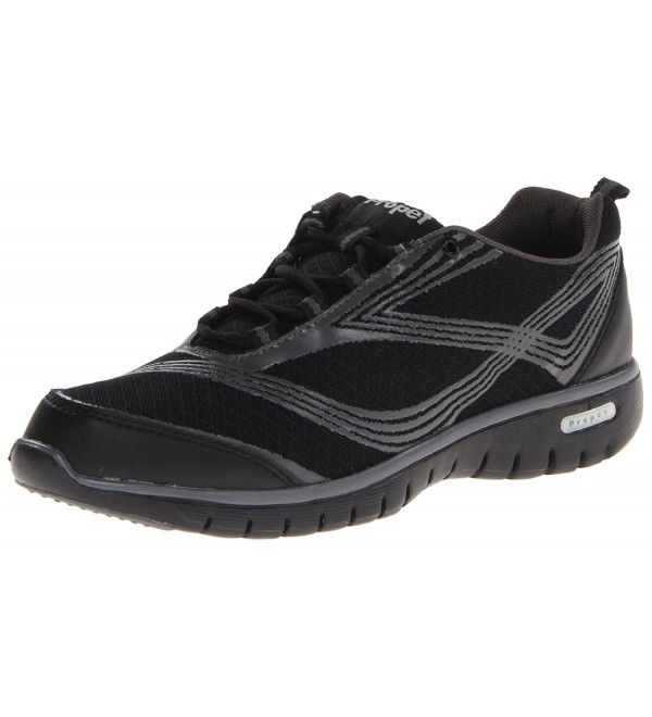 Propet Womens Travelite Walking Black