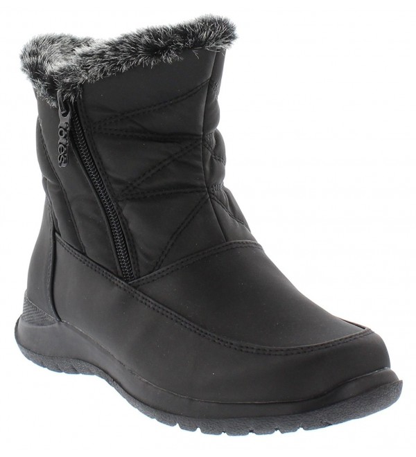 Dalia Women's Winter Boots | Faux Fur Lined Comfy Waterproof Snow Boot ...