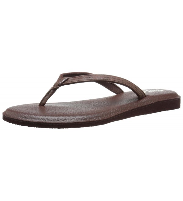 Flojos Womens Karena Flat Brown