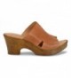 Crato Brown Grain Womens Wedge