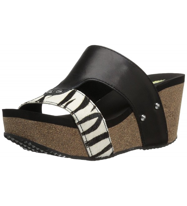 Volatile Womens Charlee Wedge Sandal