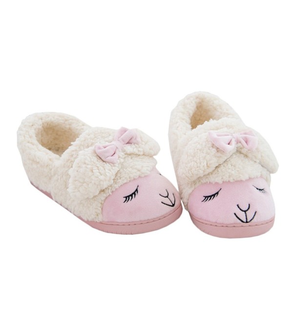 JadeRich Womens Sheep Indoor Slippers