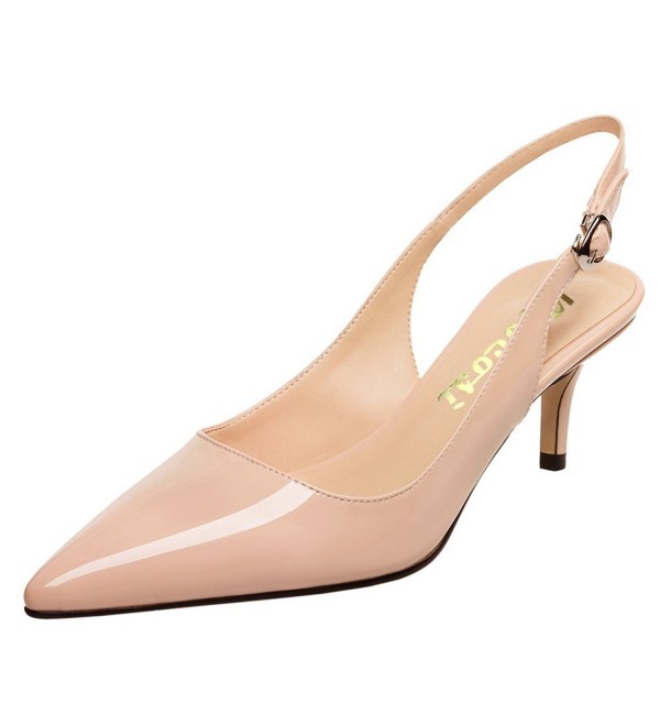 Slingbacks Pumps For Women-Low Kitten 