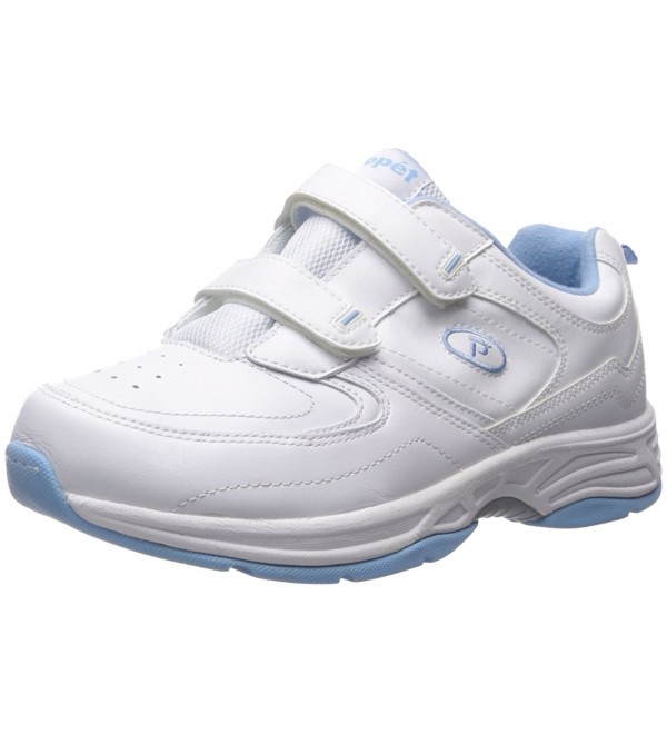 Women's Eden Strap Walking Shoe - White/Powder Blue - C212BZSK2XH