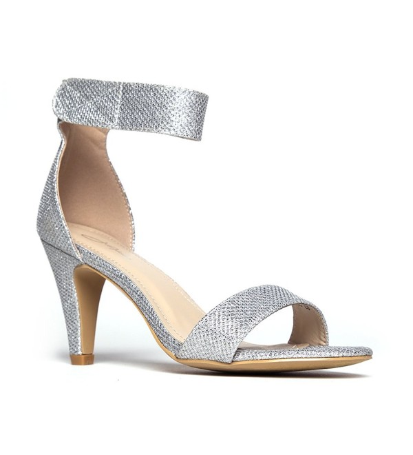 J Adams Ankle Silver Glitter