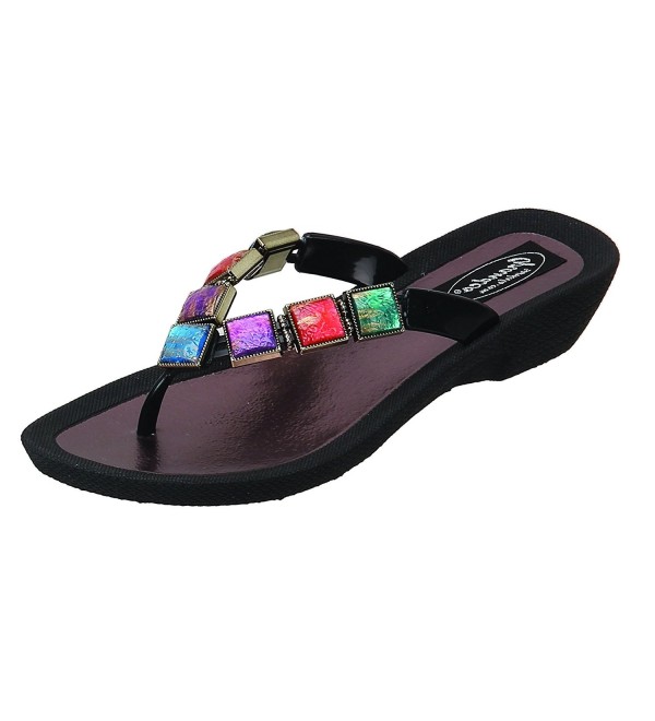 Grandco Womens Stained Glass Black