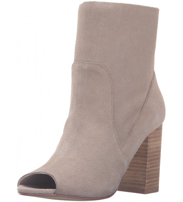 Women's Tom Girl Peep Toe Boot - Taupe Suede - CM12BY2B9XB