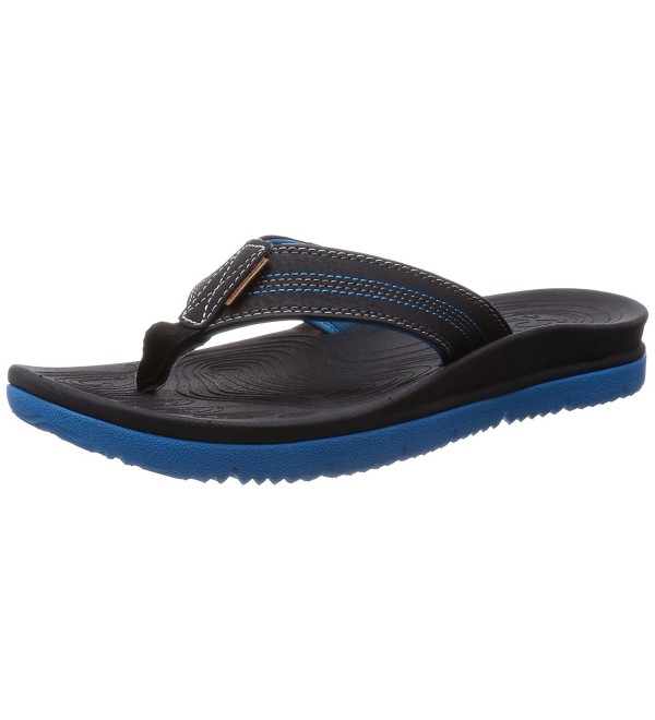 Men's Tall Boy Flip Flop Sandal - Black/Blue - CH11NGZ95S1