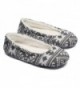 Ofoot Cashmere Ballerina Slippers Snowflake