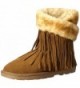 Lamo Womens Fringe Wrap Boot