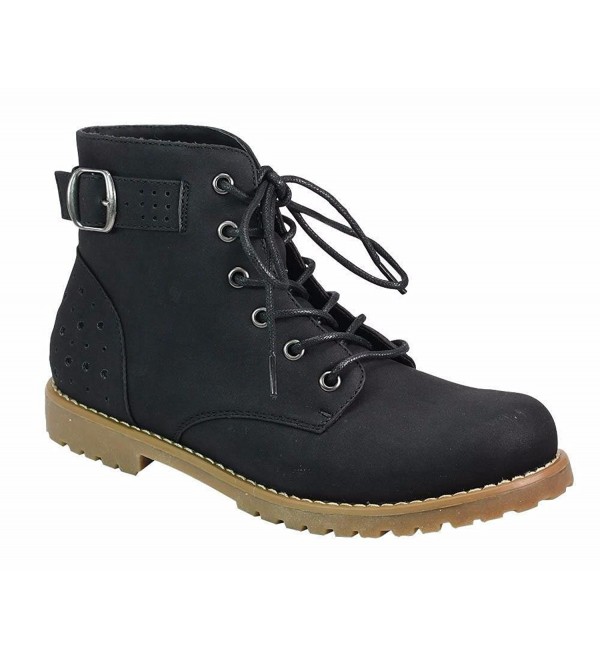 Womens Casual Lace Up Ankle Bootie