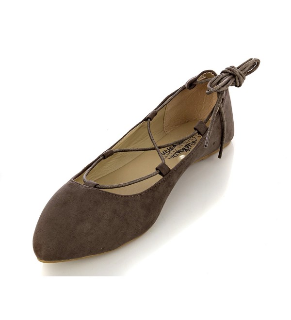 Charles Albert Womens Pointed Toe Ballet