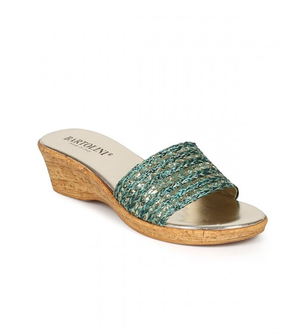 Bartolini Glitter Espadrille Slipper Sandal