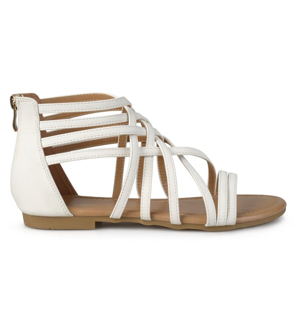 wide width white sandals