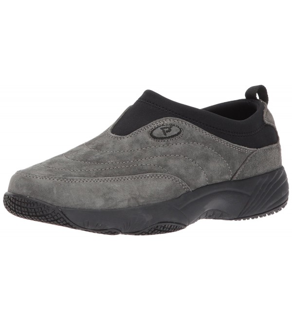 Propet Womens Walking Pewter Suede