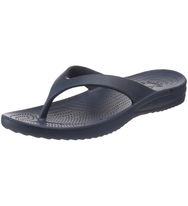 Mens Beach Arch Support Flip Flops - Navy - CH115UFM73F