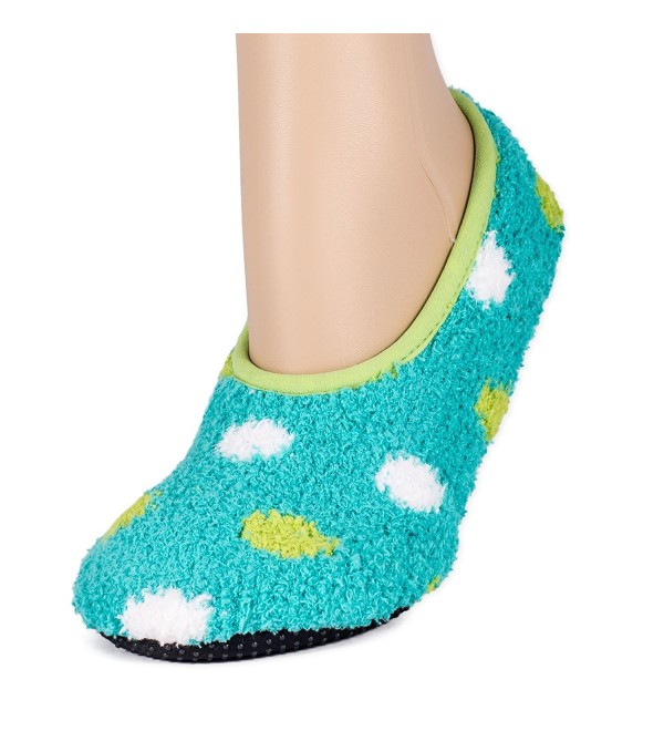 Pack Slippers Slip Resistant Bottom Turquoise