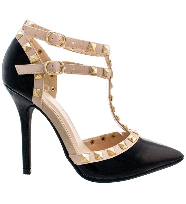 Wild Diva Studded Pointed Patent 64