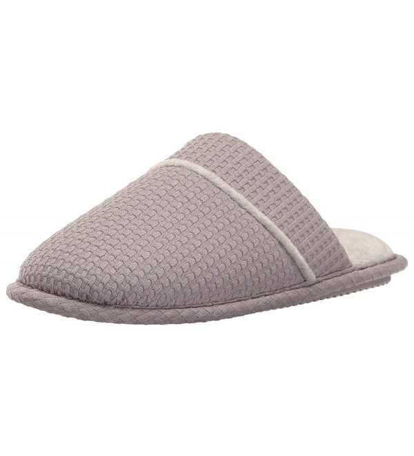 Dearfoams Womens Waffle Closed Slipper