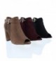 Liliana Melinsa Womens Stacked Booties