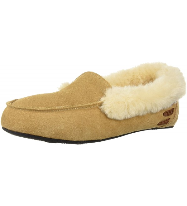 Dearfoams Womens Moccasin Slipper Desert