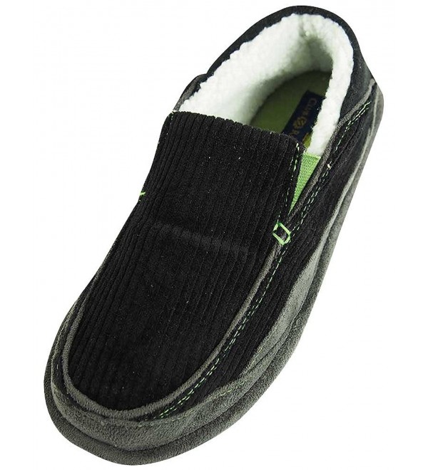 Club Room Slipper Black 37266 XX Large