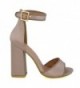 Essex Womens Champagne Satin Sandals