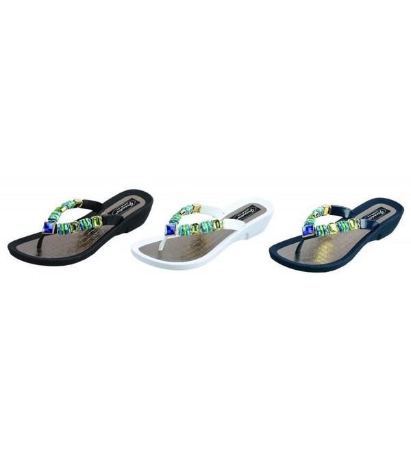 26801P Grandco Thong Black Sandal