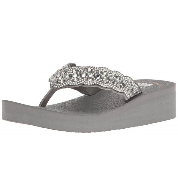 wedge sparkly sandals