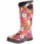 Bogs Womens Spring Flowers Black