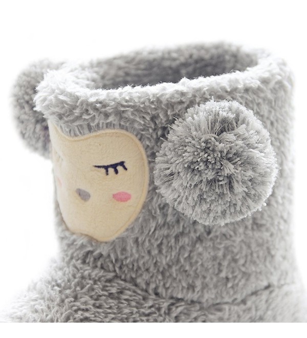 grey slipper booties
