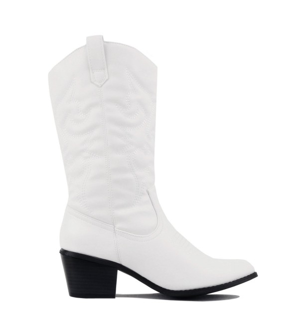 Miami Cowboy Western Boots - White Pu - CH11S6MMM75