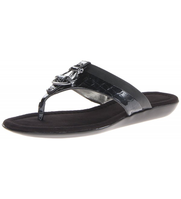 Bandolino Womens Janette Sandal Black