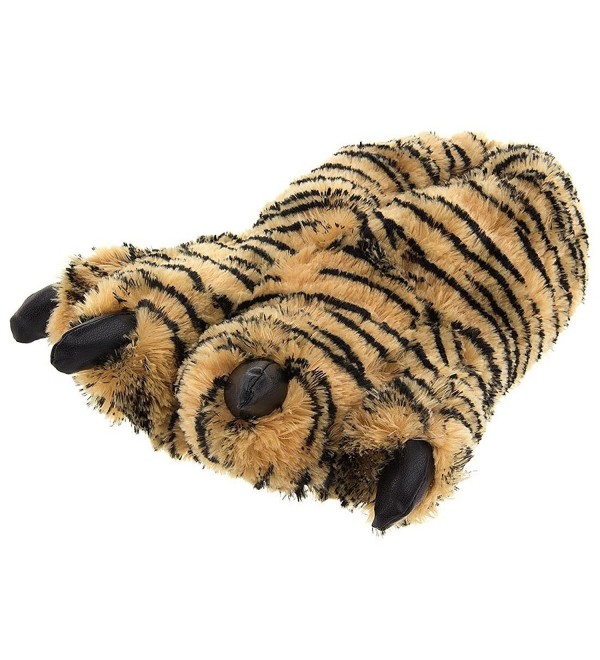 Wishpets Large Brown Tiger Slippers