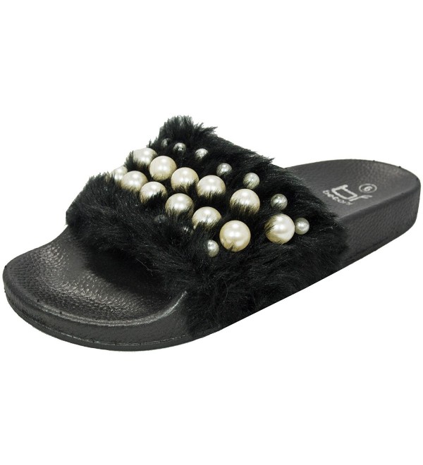 BETANI Womens Embellished Slipper Sandal