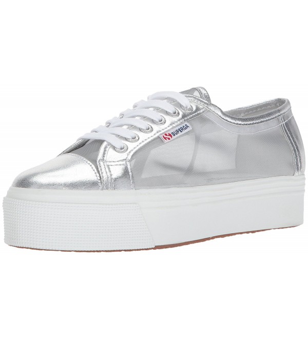 Superga Womens Fashion Sneaker silver