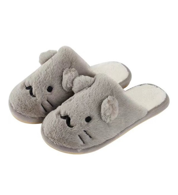 MiYang Winter Slippers Animal Shoes grey