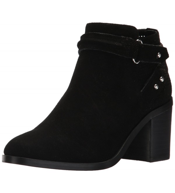 Steve Madden Womens Ankle Black