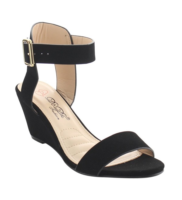 small black heeled sandals